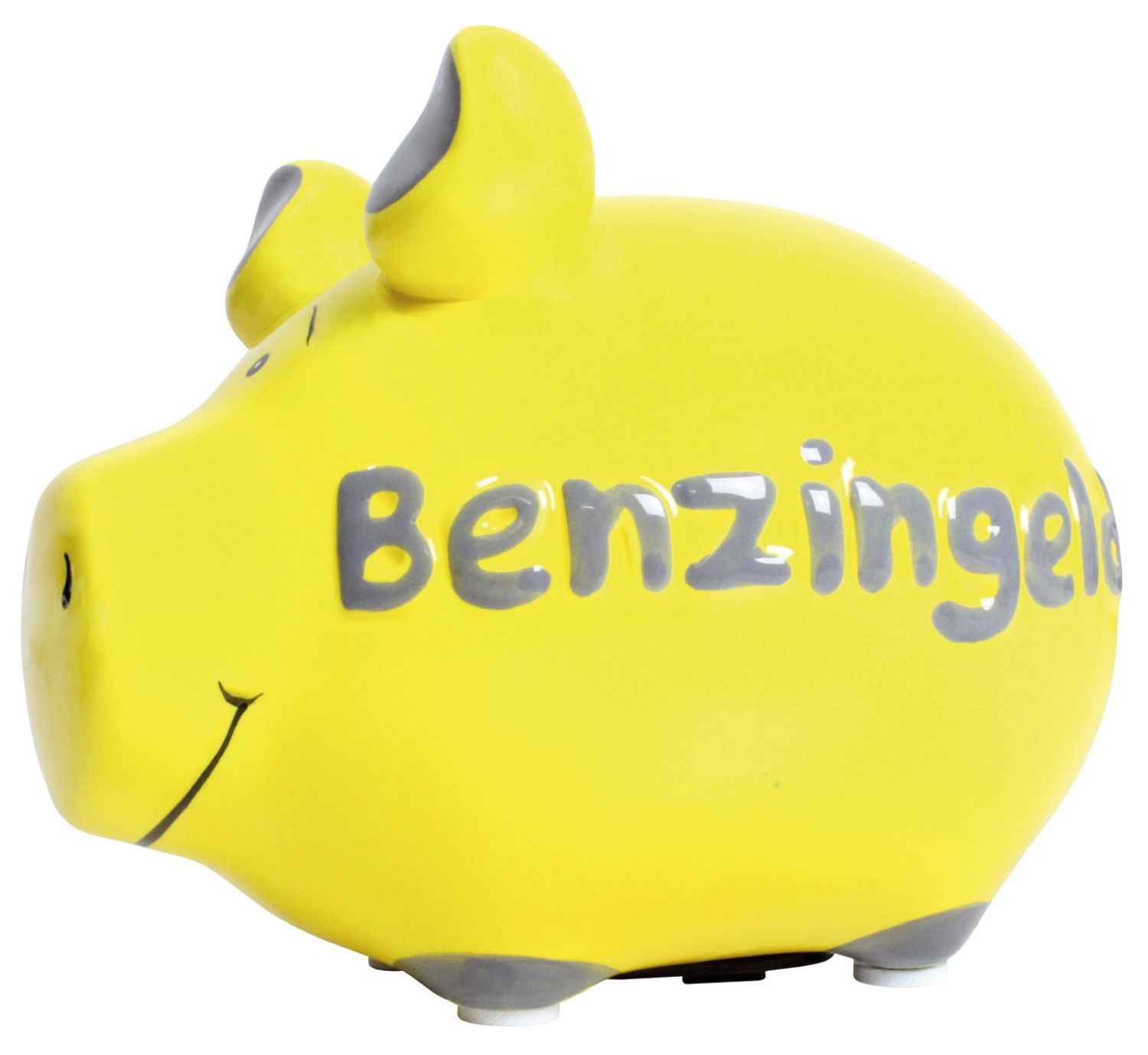 Spardose Schwein "Benzingeld" - Keramik, klein