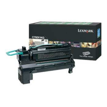 Original Lexmark Tonerkartusche schwarz extra High-Capacity return program (00C792X1KG,0C792X1KG,C792X1KG)