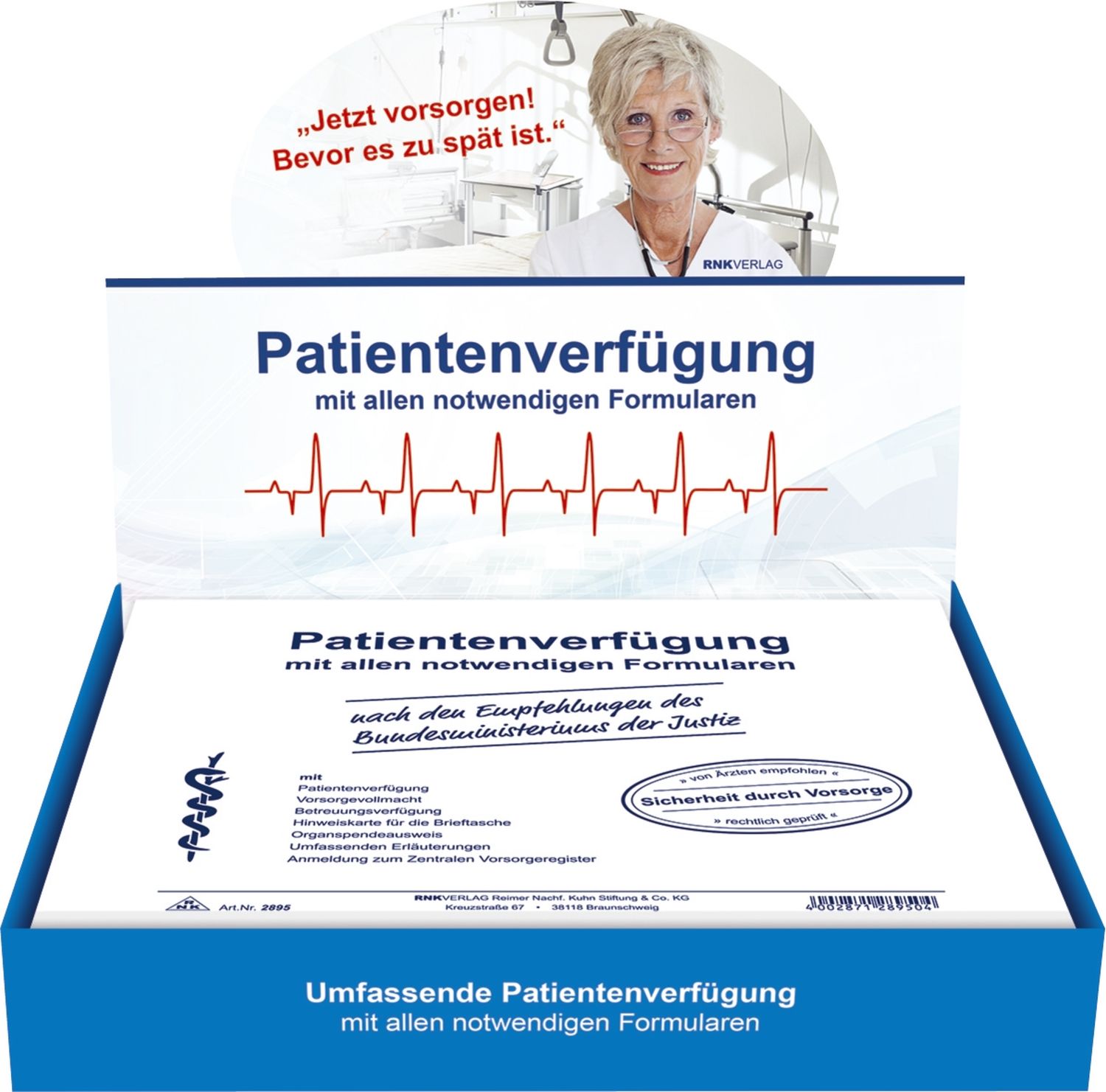 Patientenverfügung mit allen notwendigen Formularen, A4