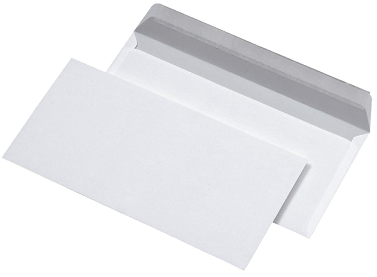 Briefumschläge MAILmedia® 30005327, DIN lang (220x110 mm), ohne Fenster, haftklebend, 80 g/qm, 1.000 Stück