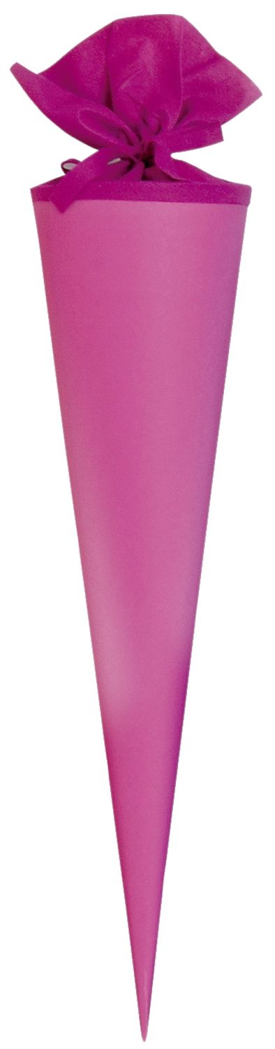 Bastelschultüte Buntkarton pink 70 cm