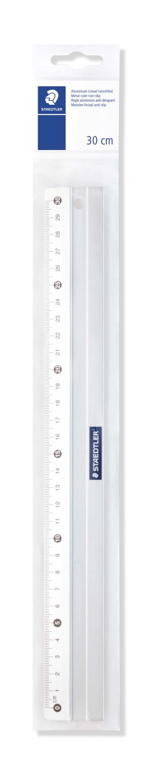 Mars® Aluminium-Lineal - 30 cm, silber