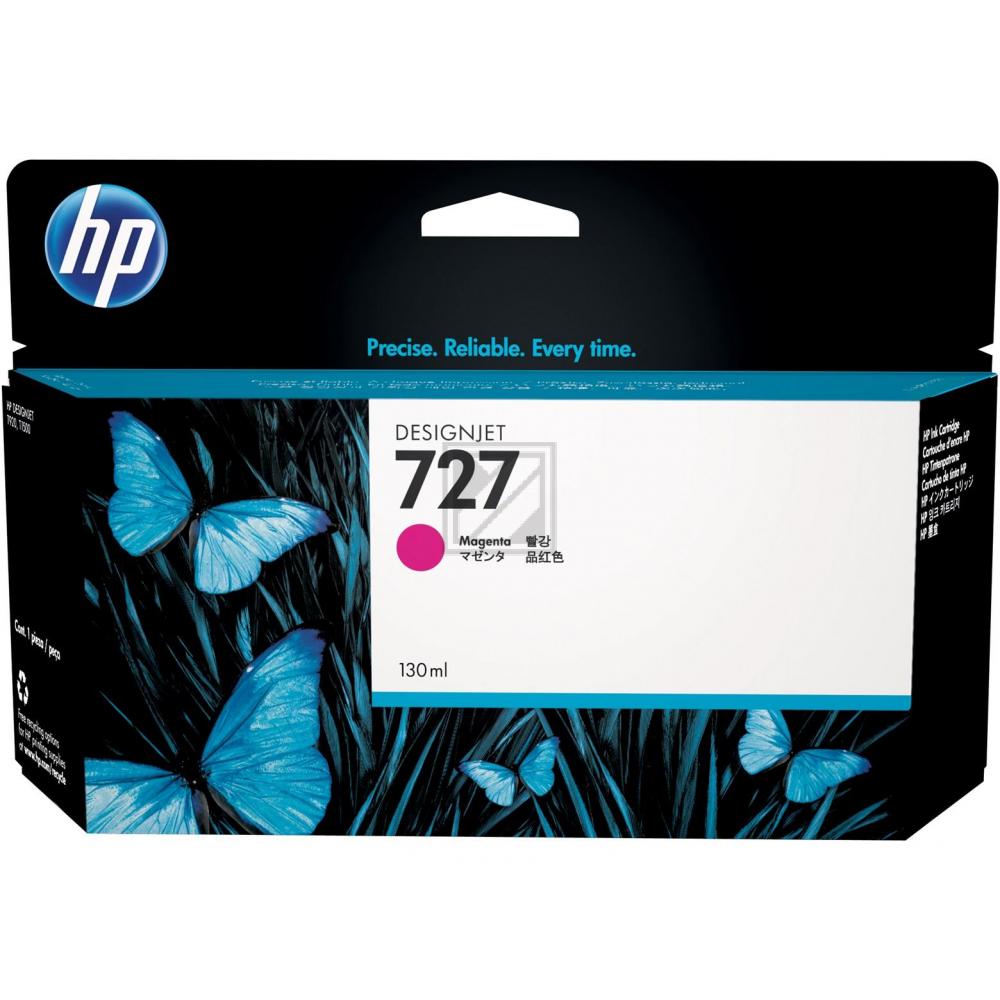 HP (Hewlett Packard) Original Tinte HP 727 (B3P20A), ca. 740 Seiten, magenta