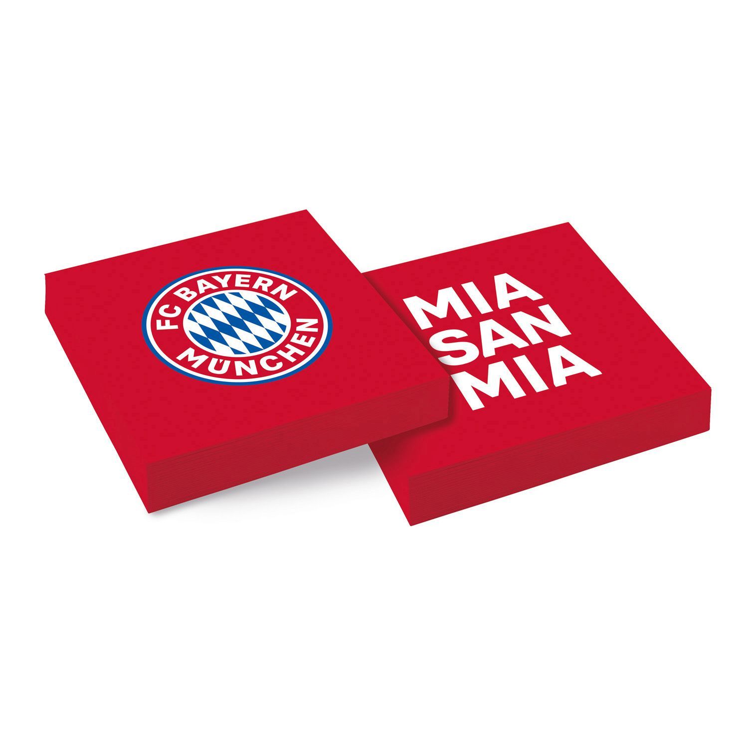 Motivserviette FC Bayern München - 33 x 33 cm, 20 Stück