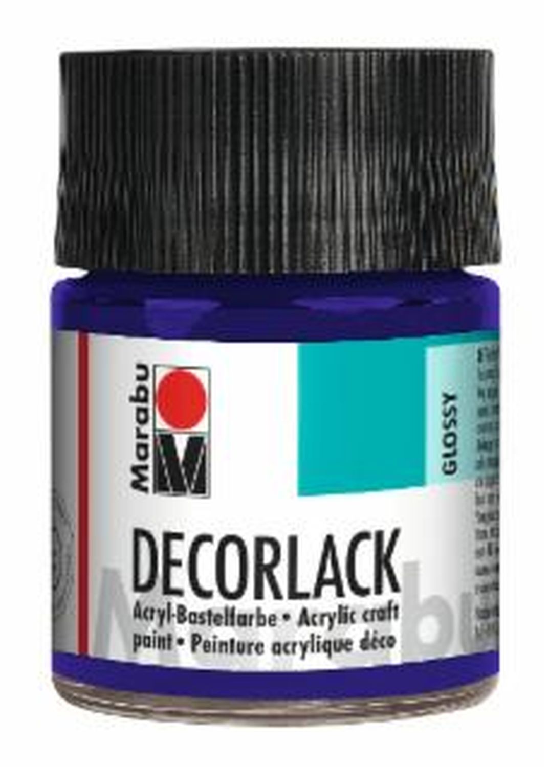 Decorlack Acryl - Violett dunkel 051, 50 ml