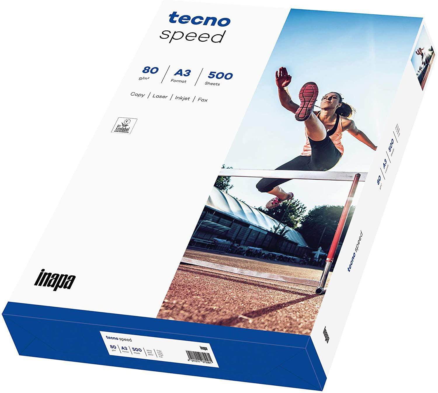 Kopierpapier tecno® speed 2100011524, DIN A3, 80 g/qm, weiß, 500 Blatt