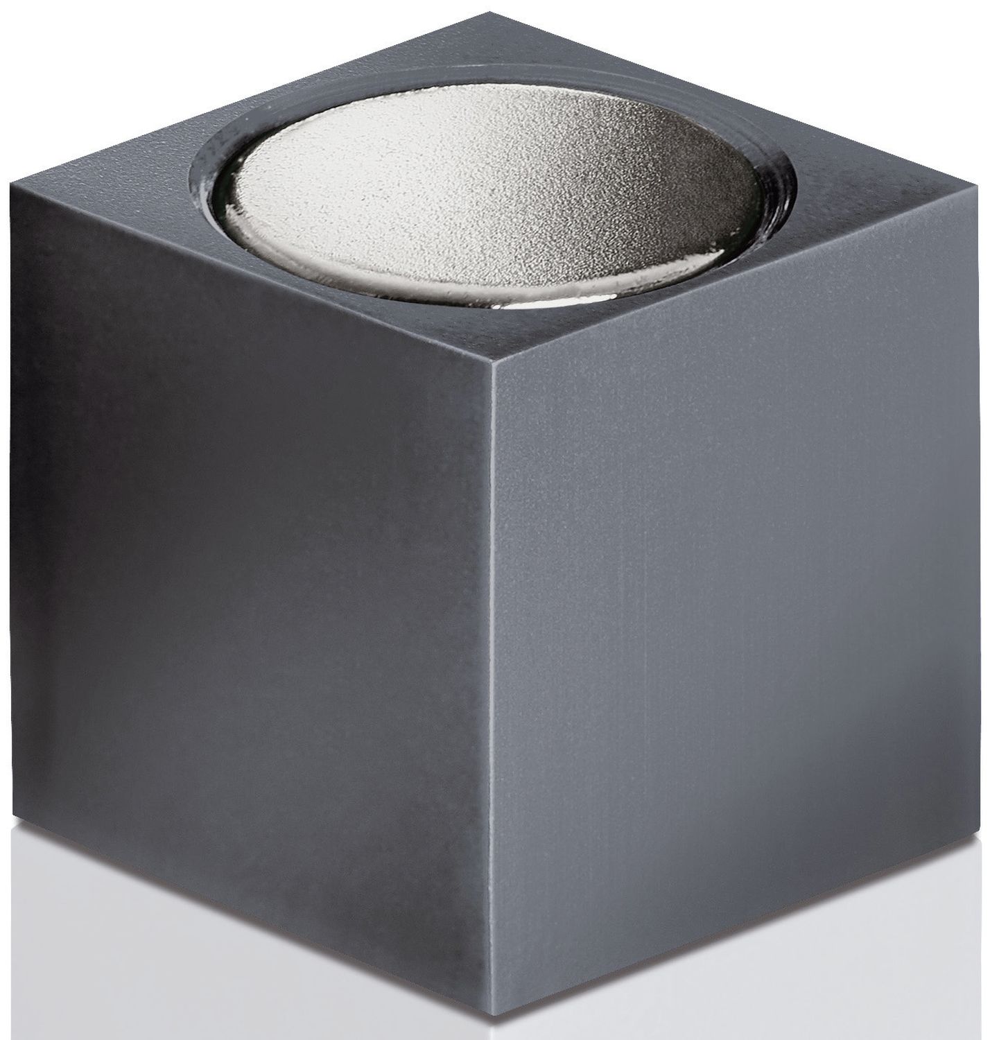SuperDym-Magnet C5 Cube-Design - Strong, grau/kupfer/gold, 11x11x11mm, 3 Stück