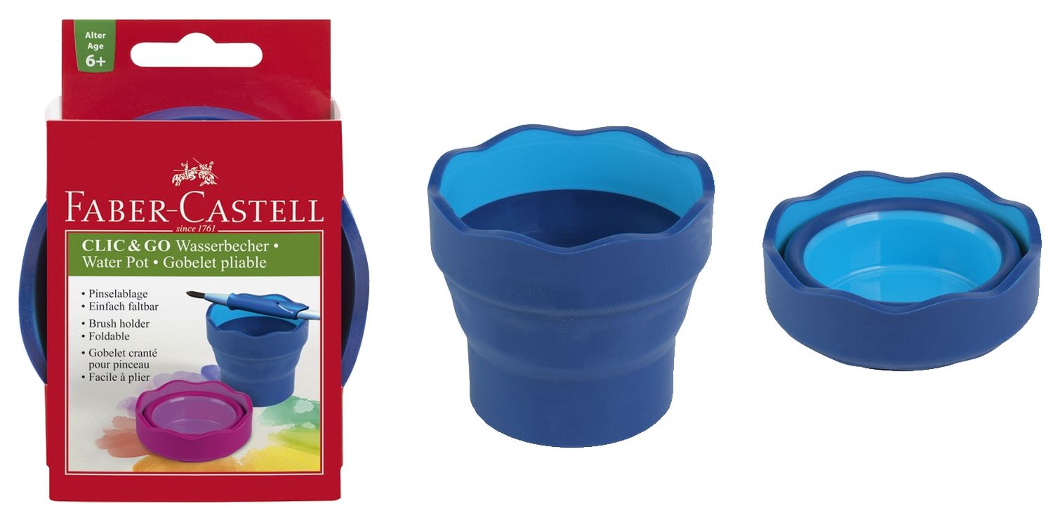 Wasserbecher CLIC & GO - blau