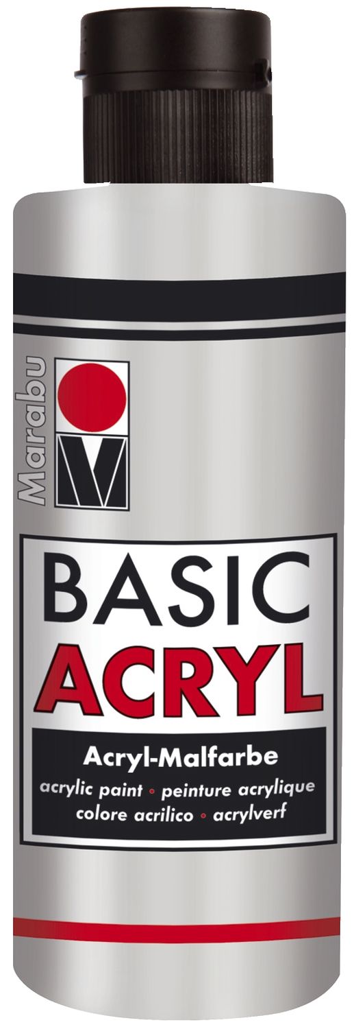 Basic Acryl - Metallic-Silber 782, 80 ml