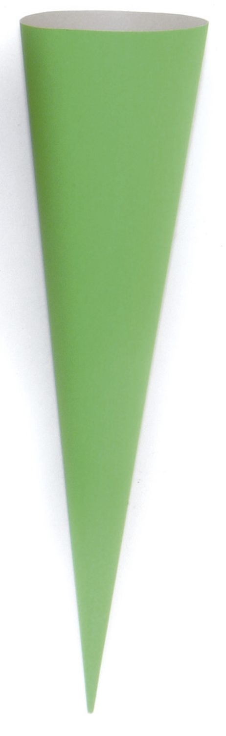 Bastelschultüte Buntkarton grün 70 cm
