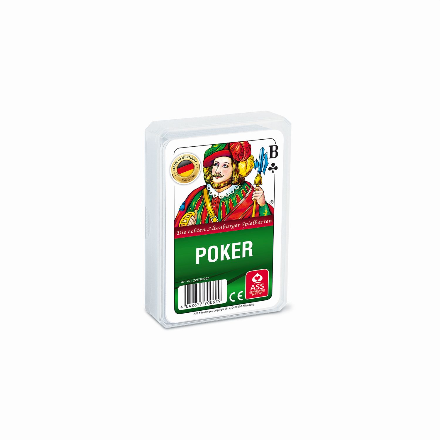 Spielkarten Poker (französisches Bild)