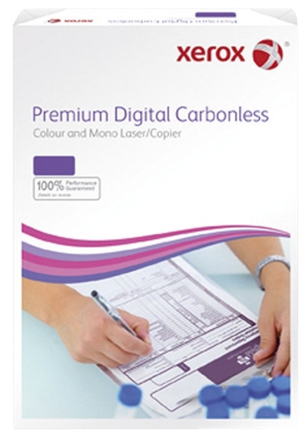 Durchschreibepapier Premium Digital Carbonless 003R99111, 4-fach, DIN A4, weiß/gelb/rosa/blau, 500 Blatt