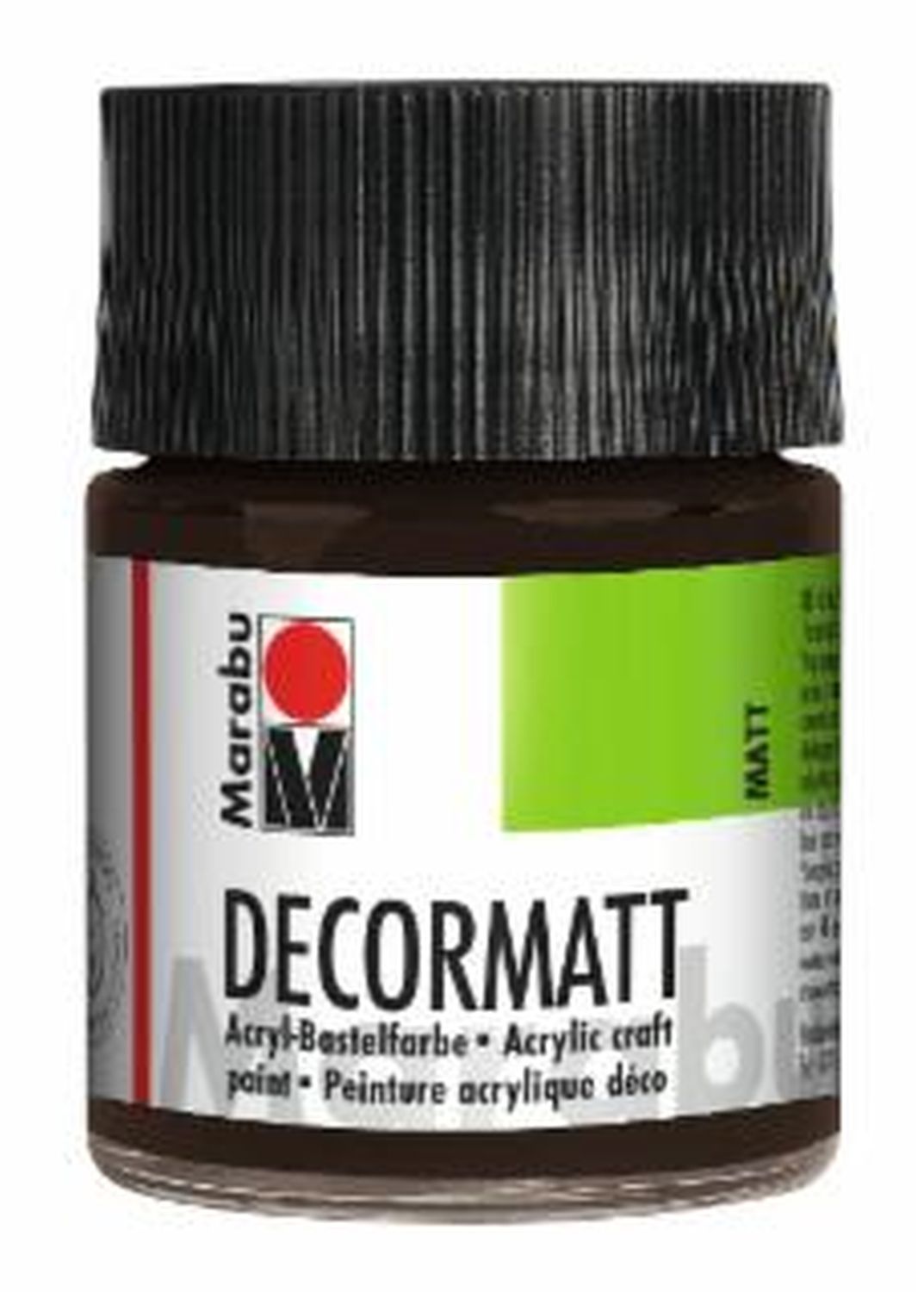 Decormatt Acryl - Dunkelbraun 045, 50 ml