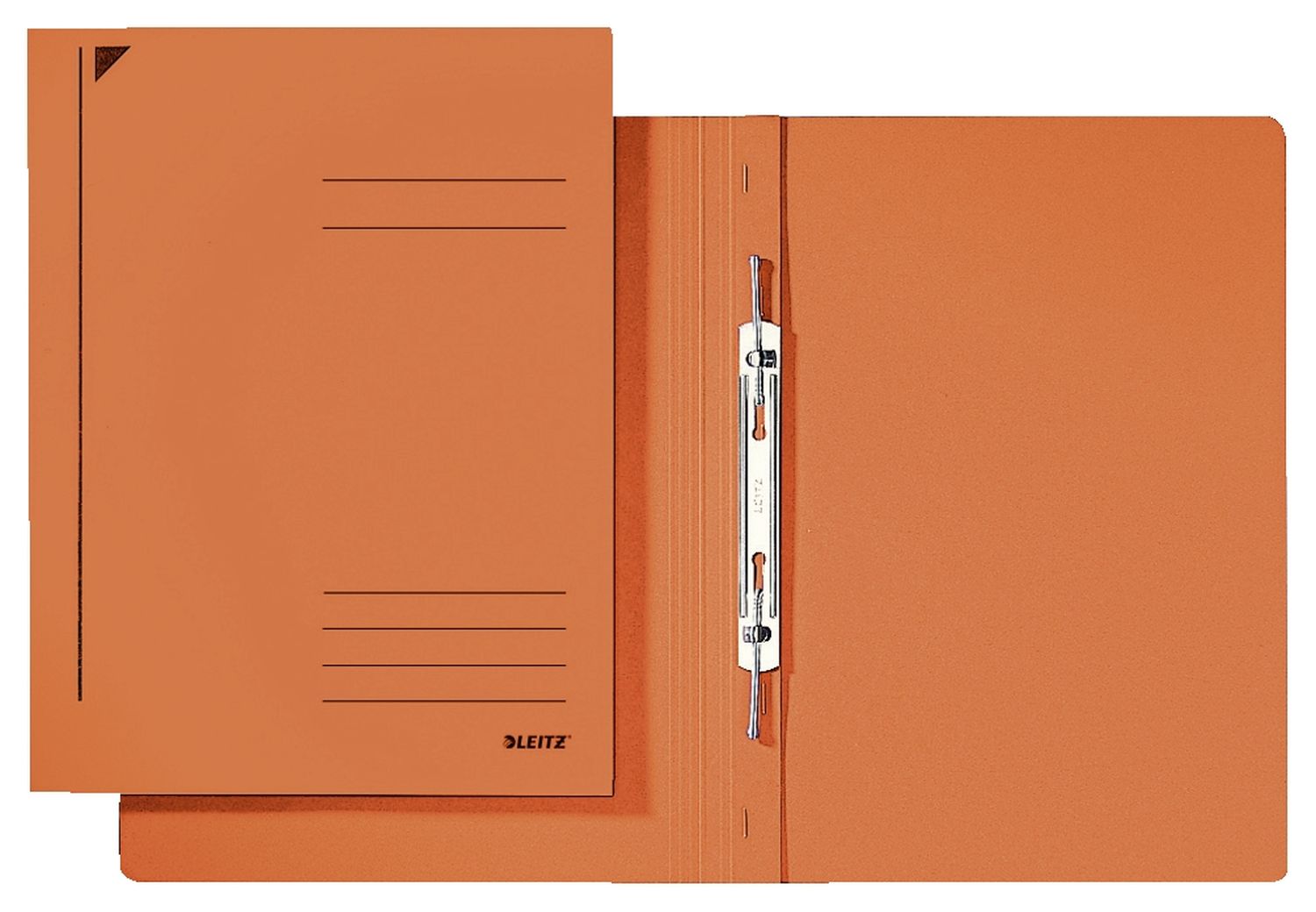 3040 Spiralhefter - A4, 250 Blatt, kfm. Heftung, Recycling-Karton, orange