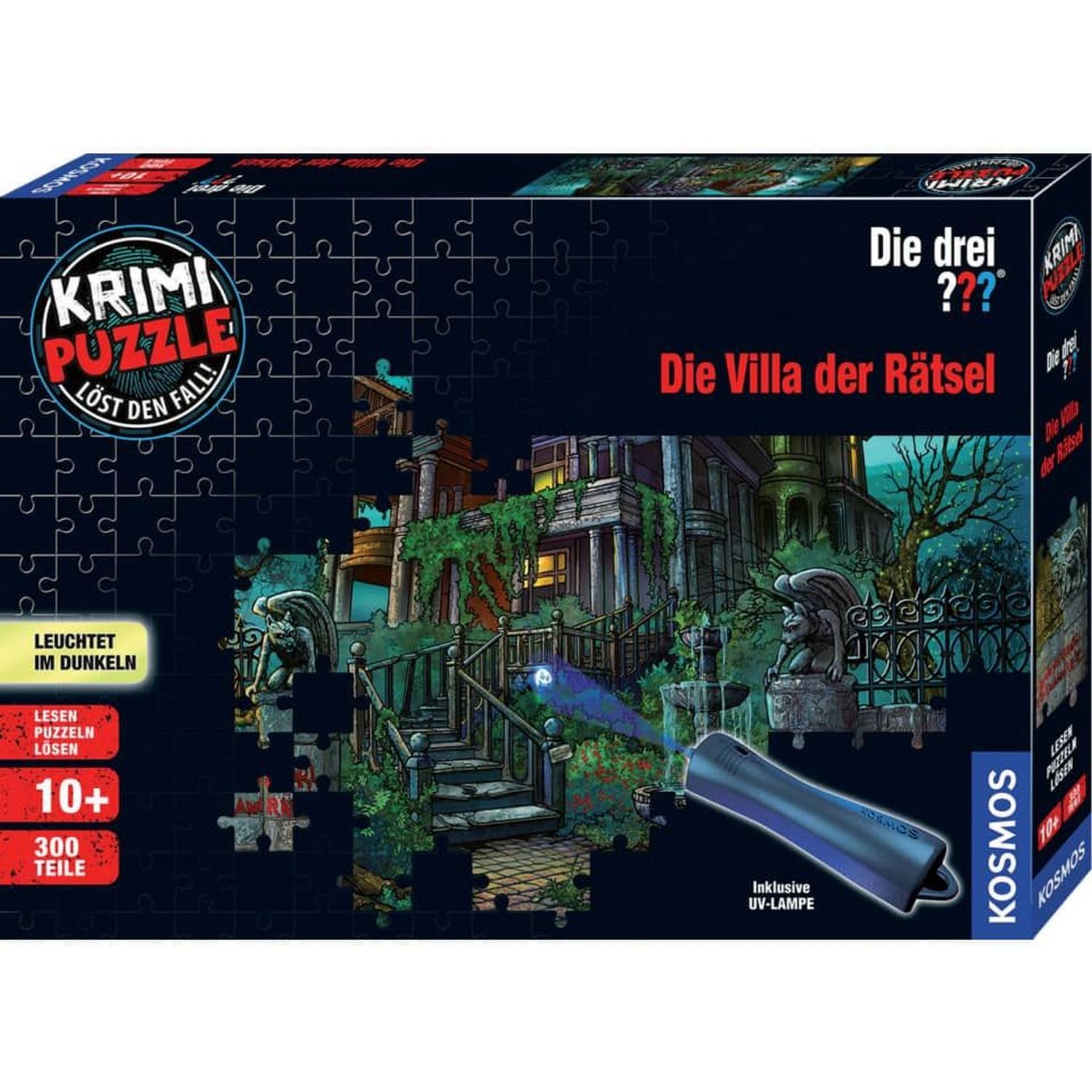 Krimi Puzzle: Die drei ??? - Die Villa der Rätsel