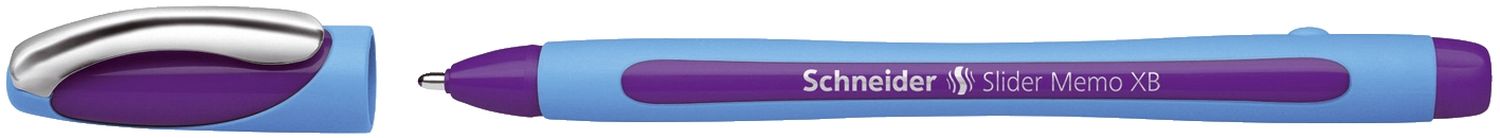 Kugelschreiber Slider Memo XB - 0,7 mm, violett