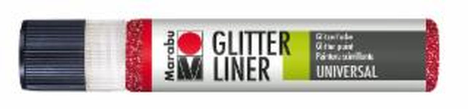 Glitter-Liner - Rubin 538, 25 ml