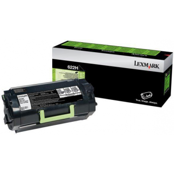 Original Lexmark Toner-Kit schwarz return program Projekt (0062D2H0E,062D2H0E,62D2H0E,622H,NO622H)