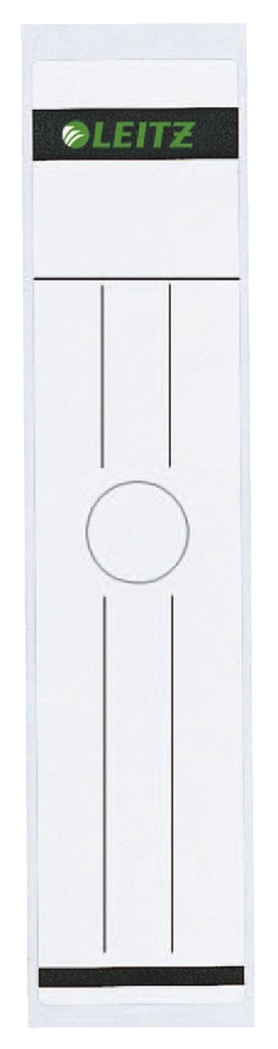 Rückenschilder für Hängeordner Leitz 6093-00-85, breit/lang 61 x 297 mm, 10 Stück, weiß