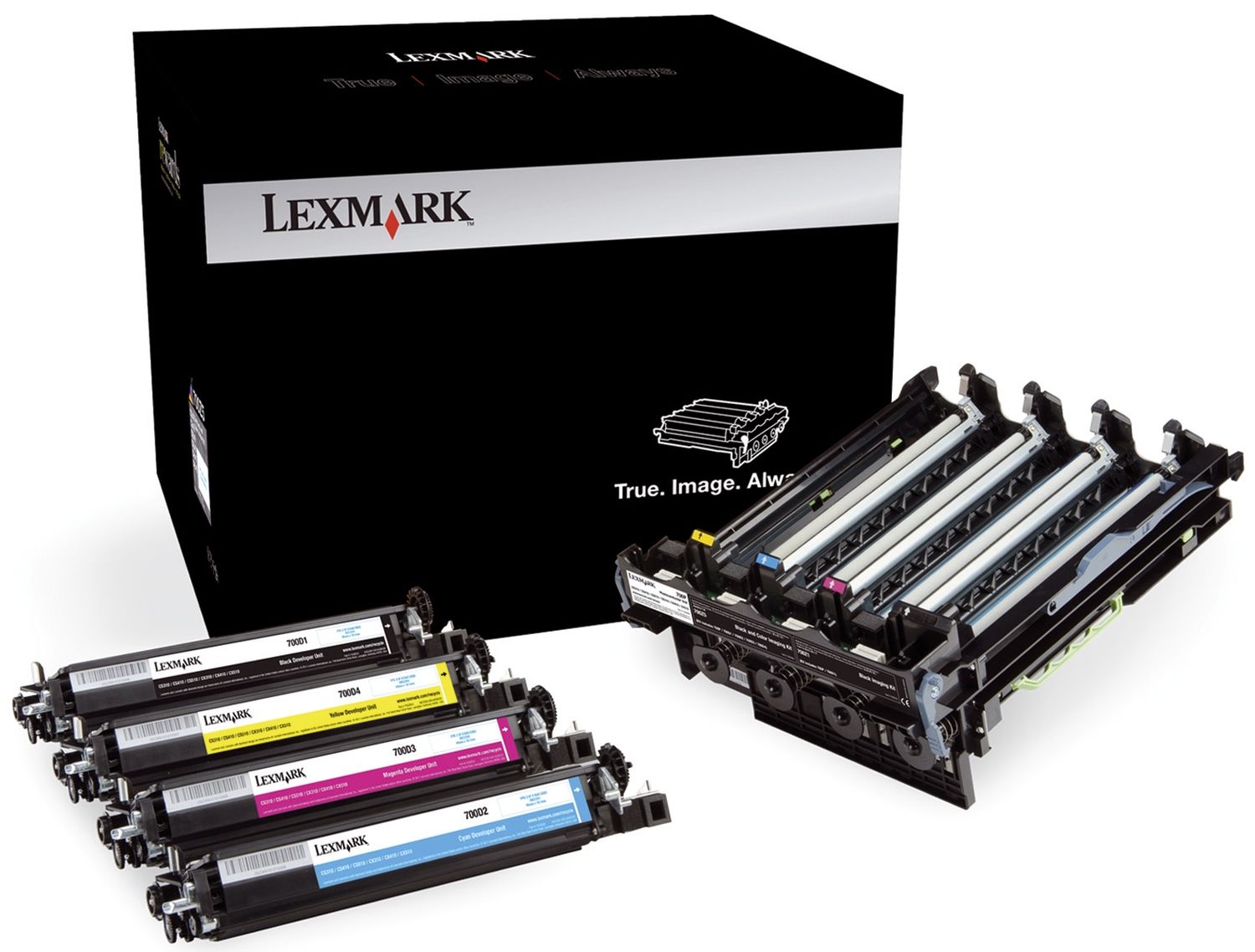 Original Lexmark Drum Kit schwarz + color (0070C0Z50,070C0Z50,70C0Z50,700Z5,NO700Z5)