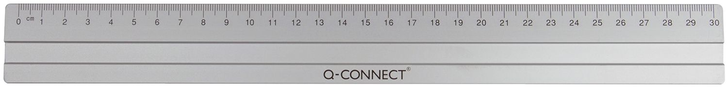 Lineal Alu - 30 cm, silber