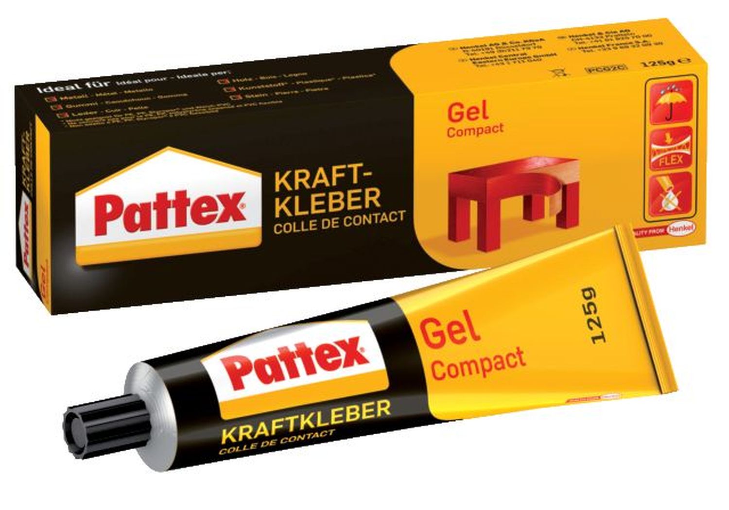 Kraftkleber Gel compact 125g