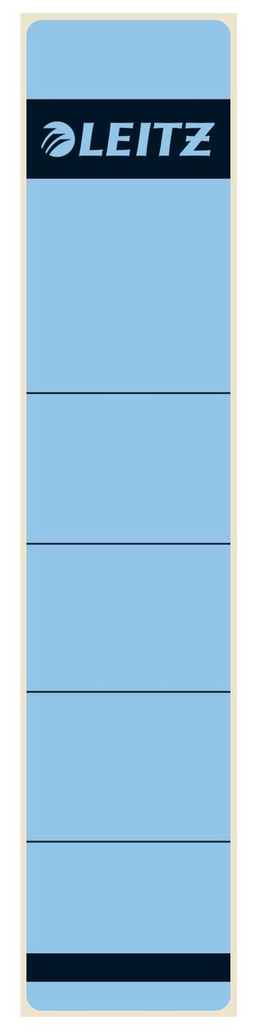 Rückenschilder Leitz 1643-00-35, kurz/schmal 39 x 192 mm, 10 Stück, blau