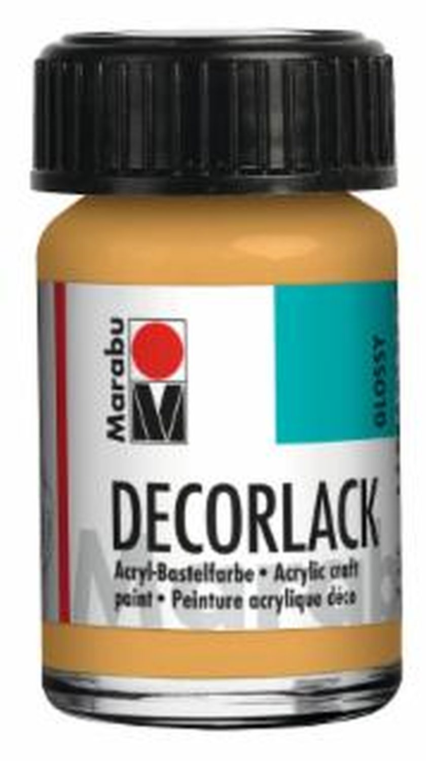 Decorlack Acryl - Metallic-Gold 784, 15 ml