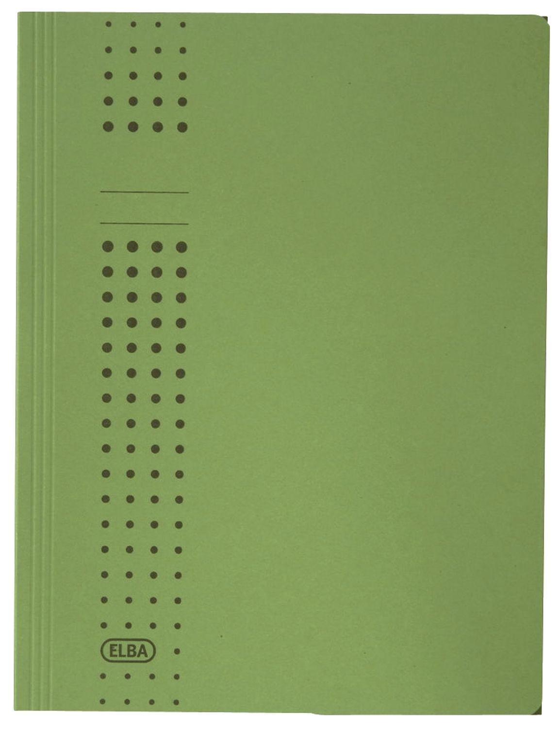 Sammelmappe chic A4, für ca. 100 DIN A4-Blätter, mit 3 Einschlagklappen, aus 320 g/m² Karton (RC), grün