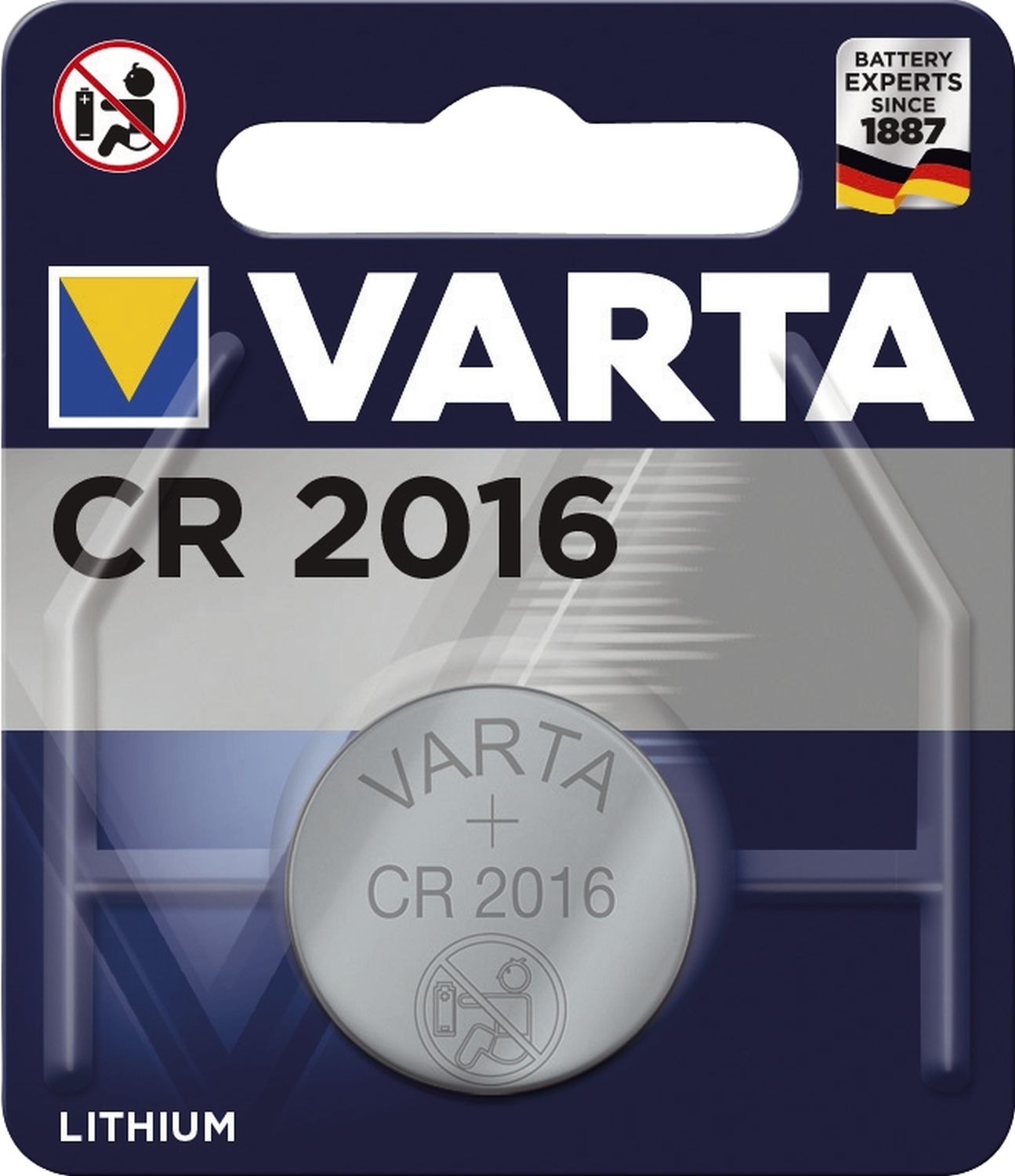 Batterien Electronics Lithium - CR 2016, 3 V
