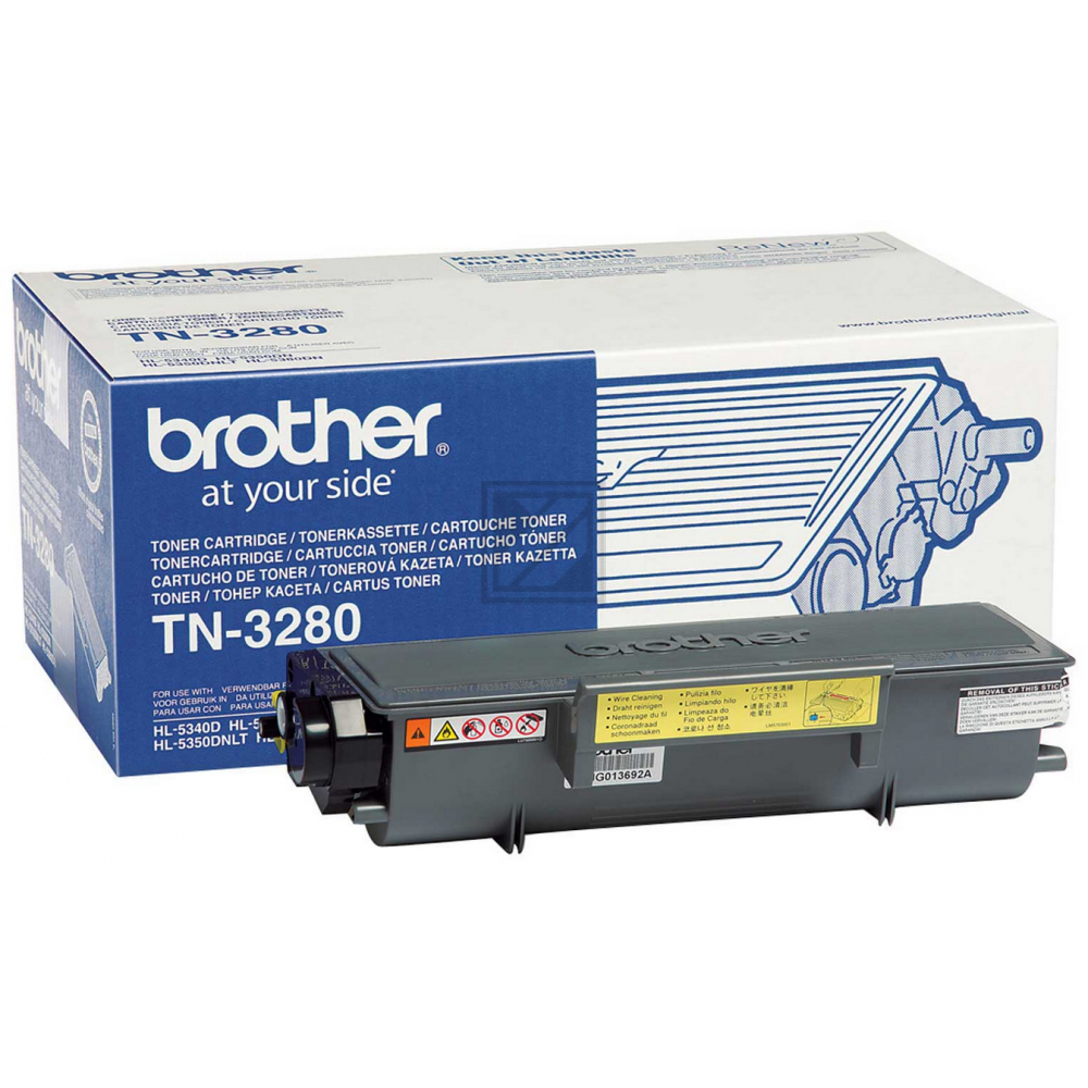 Originaltoner Brother TN-3280, ca. 8.000 Seiten, schwarz