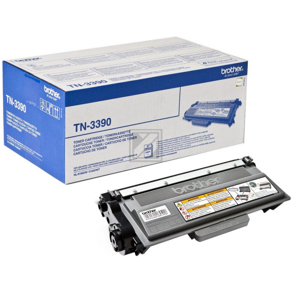 Originaltoner Brother TN-3380, ca. 8.000 Seiten, schwarz