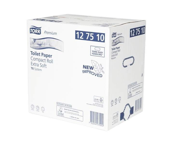 Toilettenpapier Midi für T6 System - extra weich, 3-lagig, 27 Rollen à 70 m