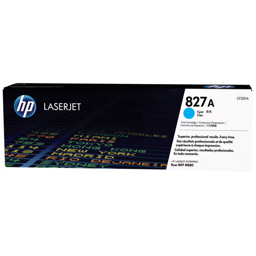 Originaltoner HP 827A (CF301A), ca. 32.000 Seiten, cyan