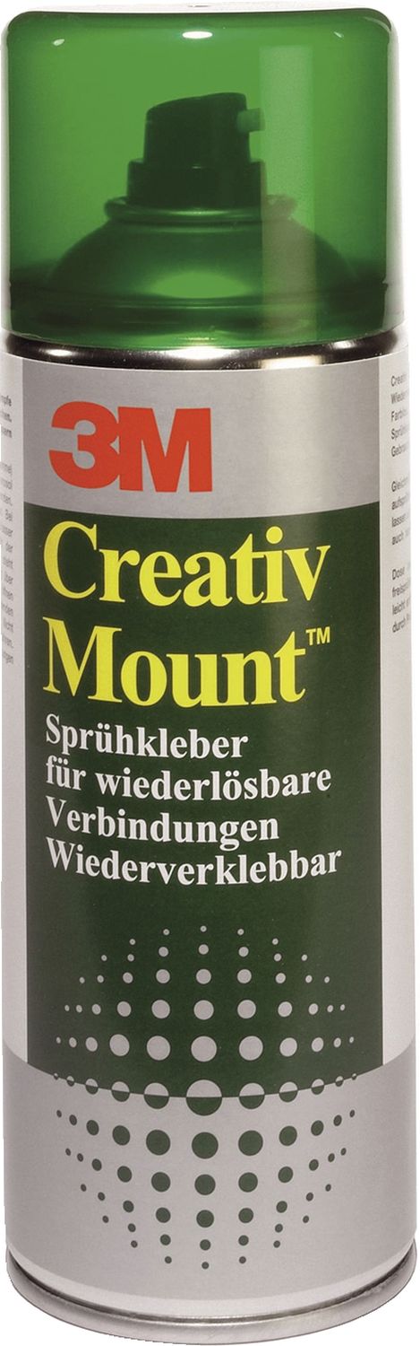 Sprühkleber Creativ Mount - wieder ablösbar, transparenter, 400 ml