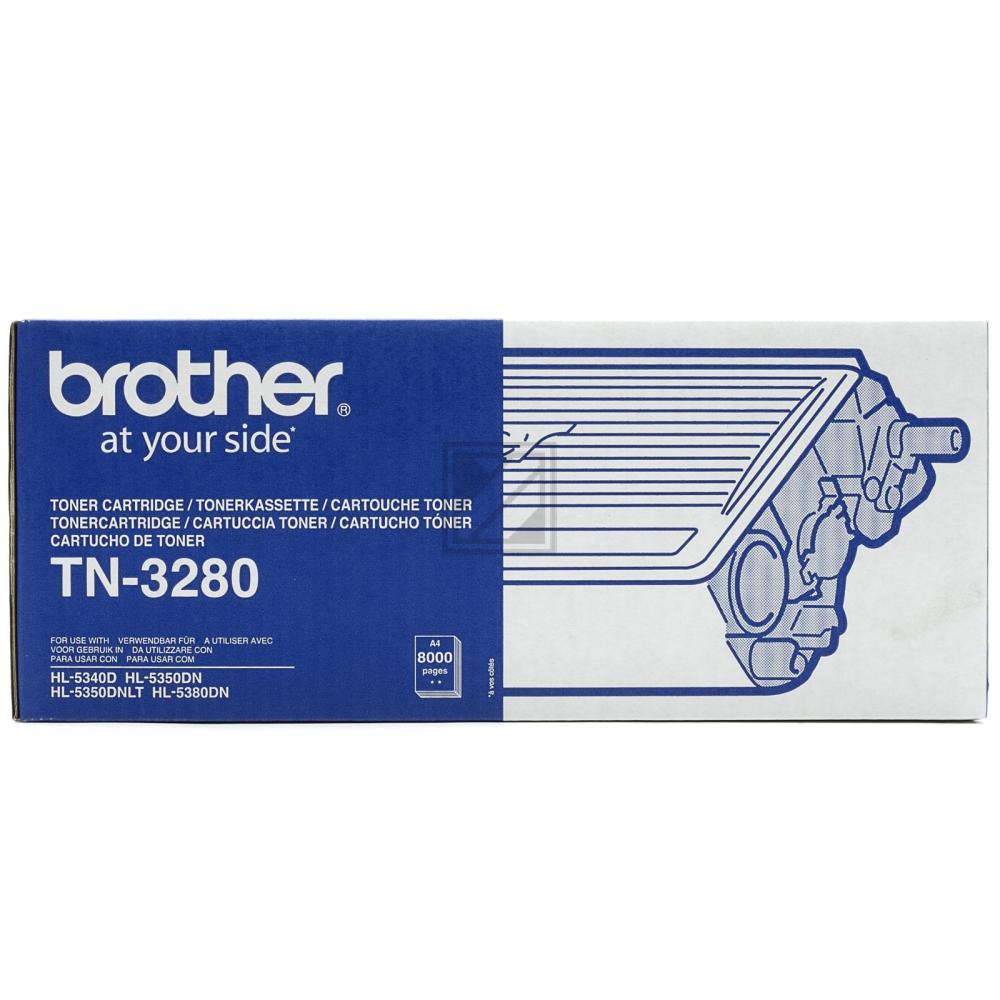 Originaltoner Brother TN-3280, ca. 8.000 Seiten, schwarz