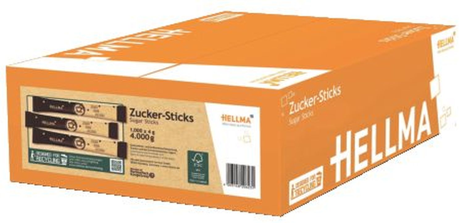 Zucker-Sticks - 1.000 Portionen à 4 g