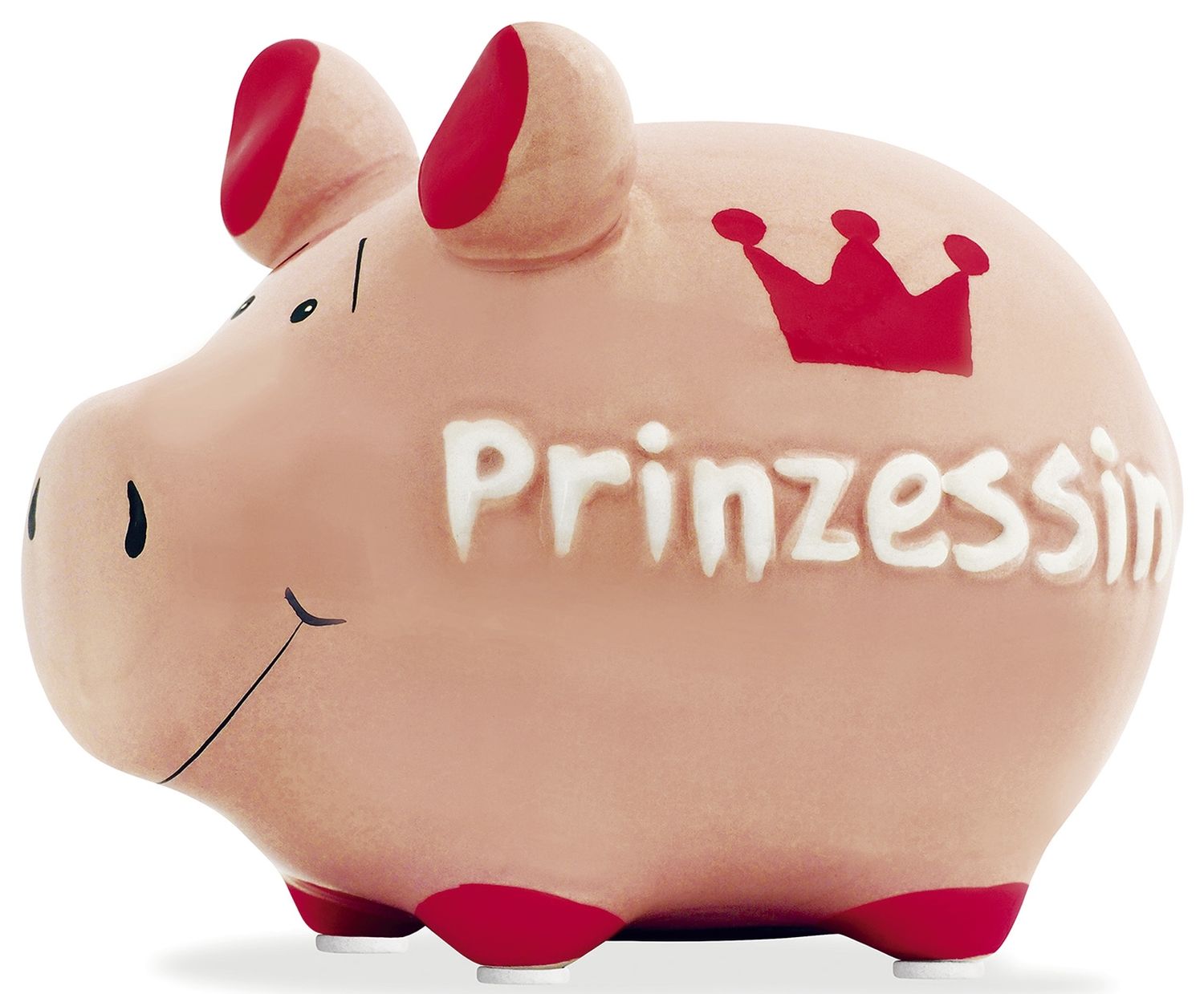 Spardose Schwein "Prinzessin" - Keramik, klein