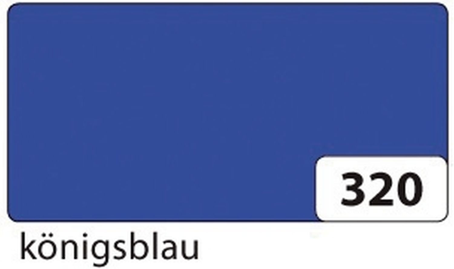 Plakatkarton - 48 x 68 cm, königsblau