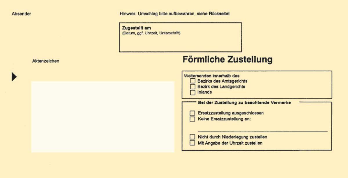 Zustellungsumschlag innerer RNK 2044, DIN lang, mit Sichtfenster, 80g/qm, 500 Stück