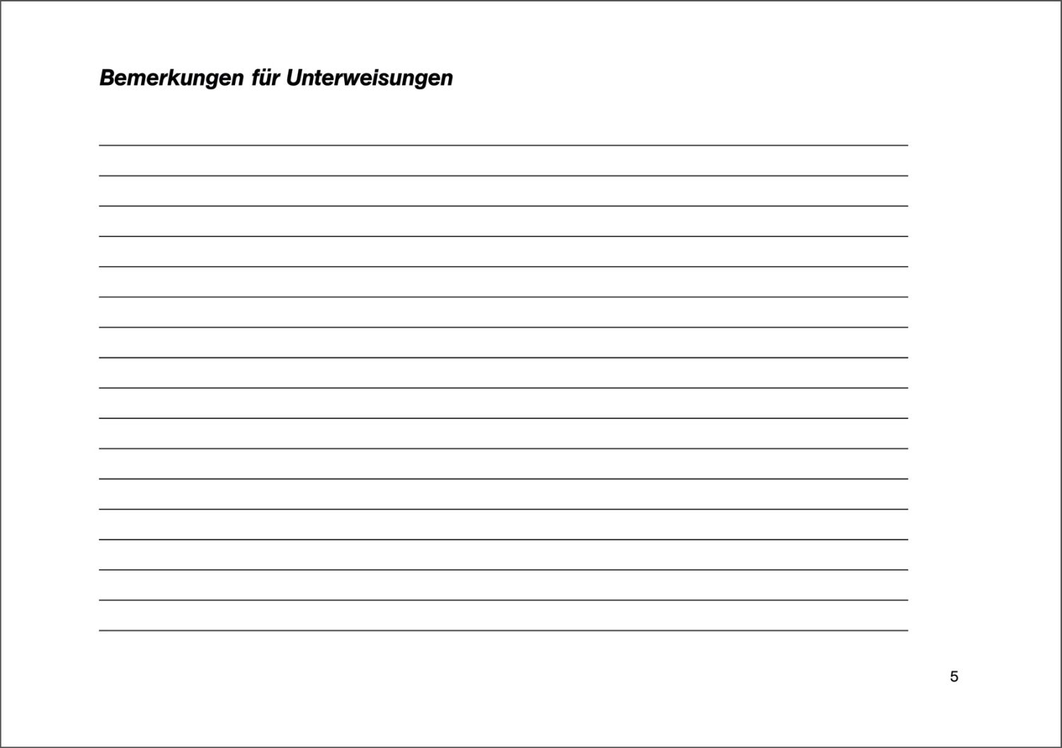 Unterweisungsbuch für die betriebliche Unfallverhütung, 48 Seiten, DIN A5 quer