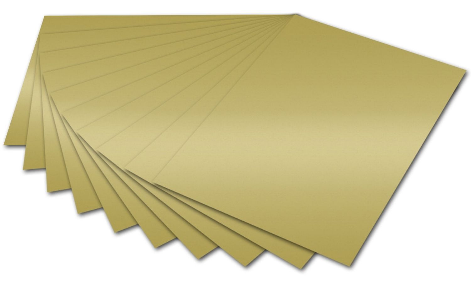 Tonpapier - 50 x 70 cm, gold glänzend
