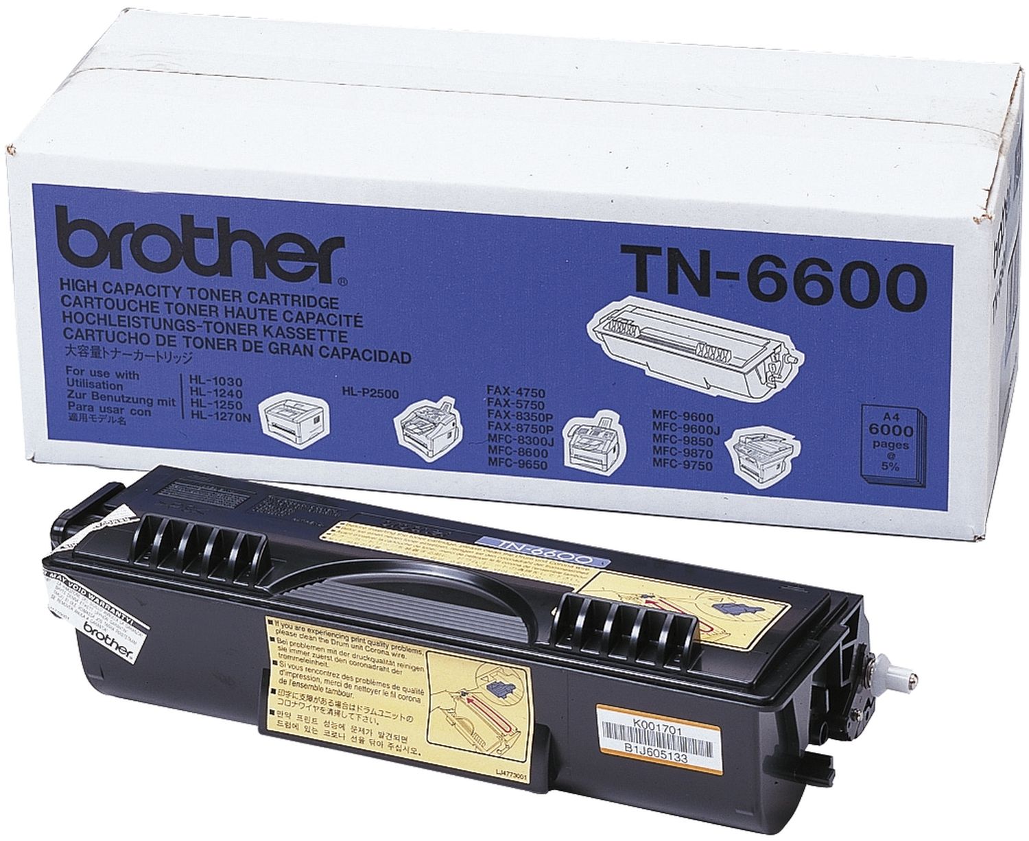 Original Brother Toner-Kit High-Capacity (26917,TN-6600)