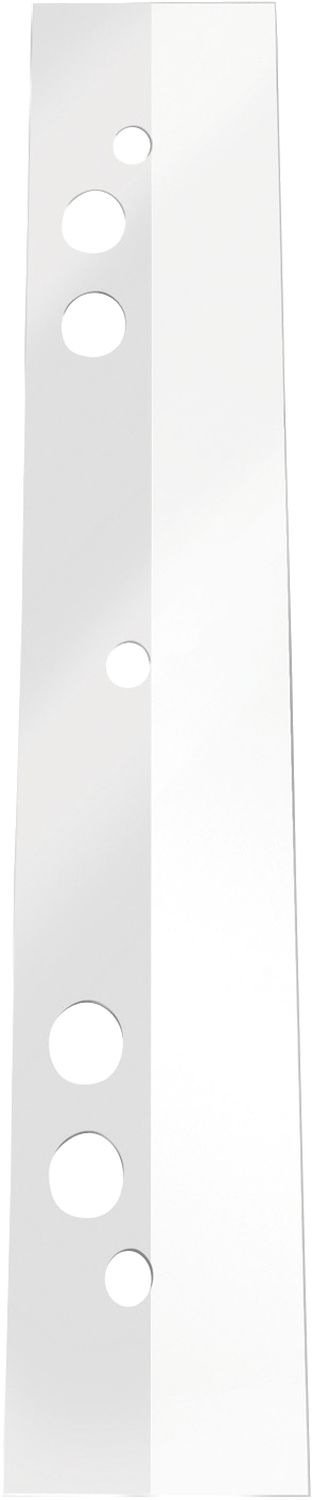 Heftstreifen Q-Connect KF27048, selbstklebend, 12,5 cm lang für A5, Polyester, weiß, 100 Stück