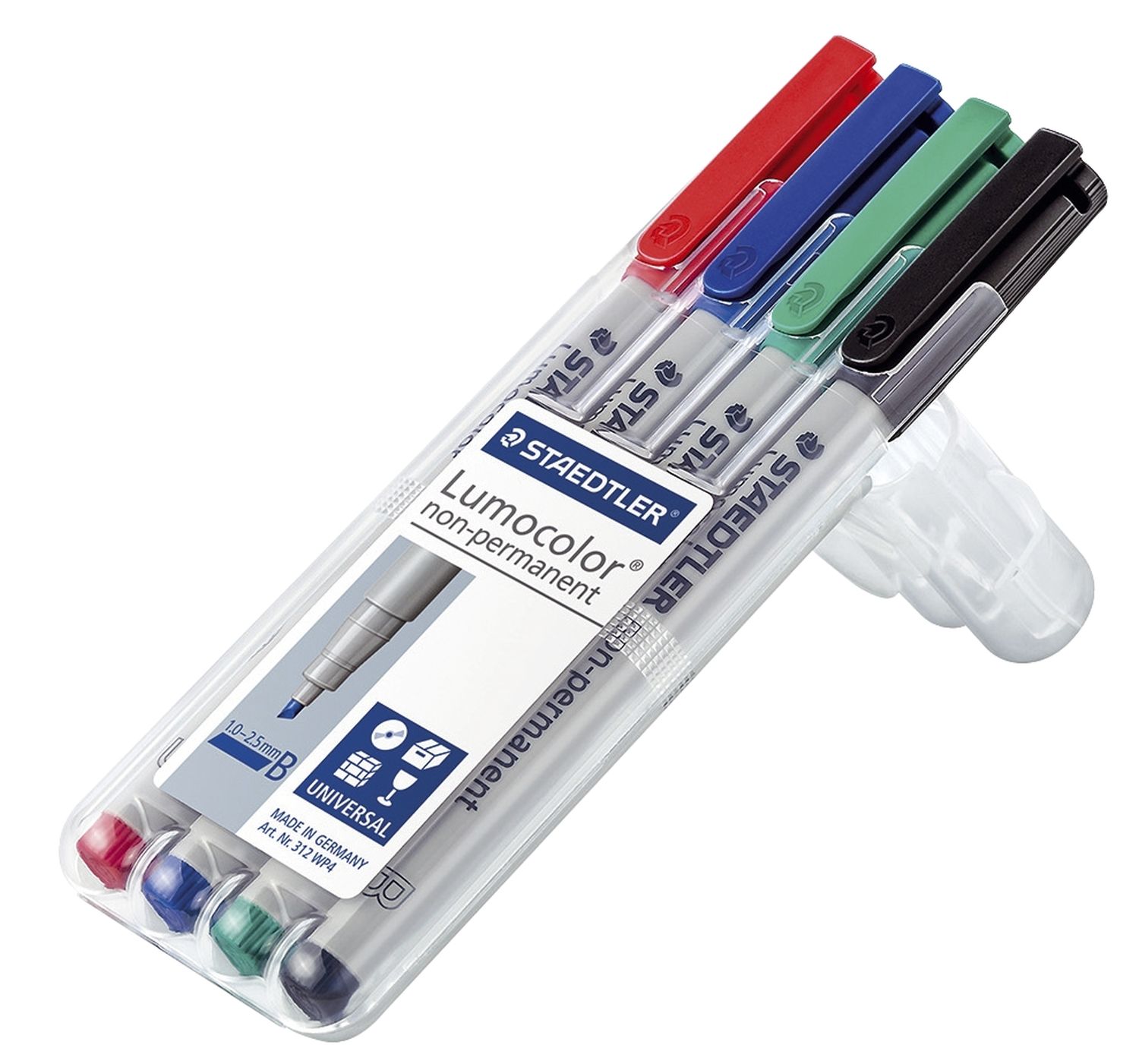 Feinschreiber Universalstift Lumocolor® - non-permanent, B, 4 Farben