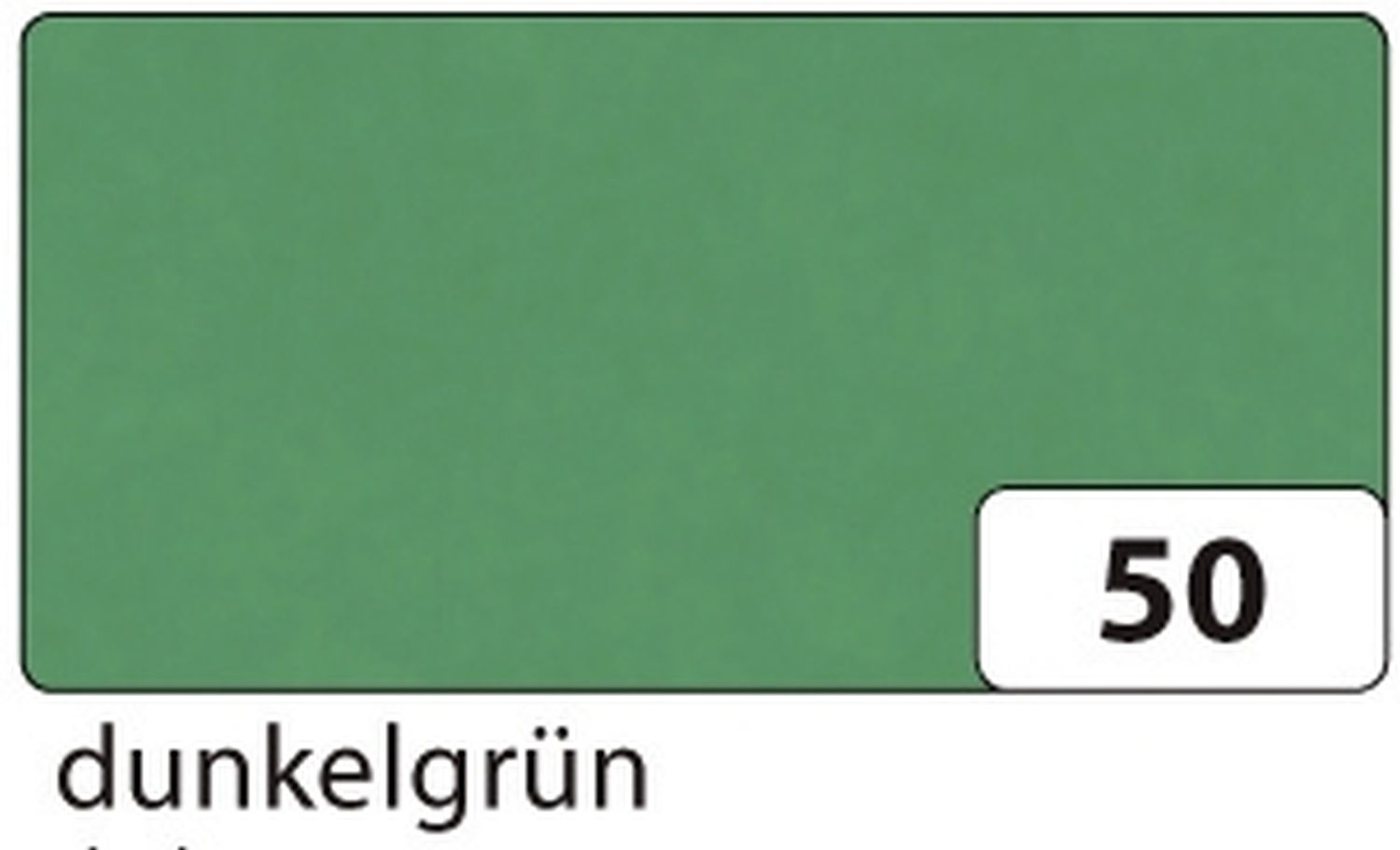 Transparentpapier - 42g, 70 x 100 cm gefalzt, 25 Bogen, dunkelgrün