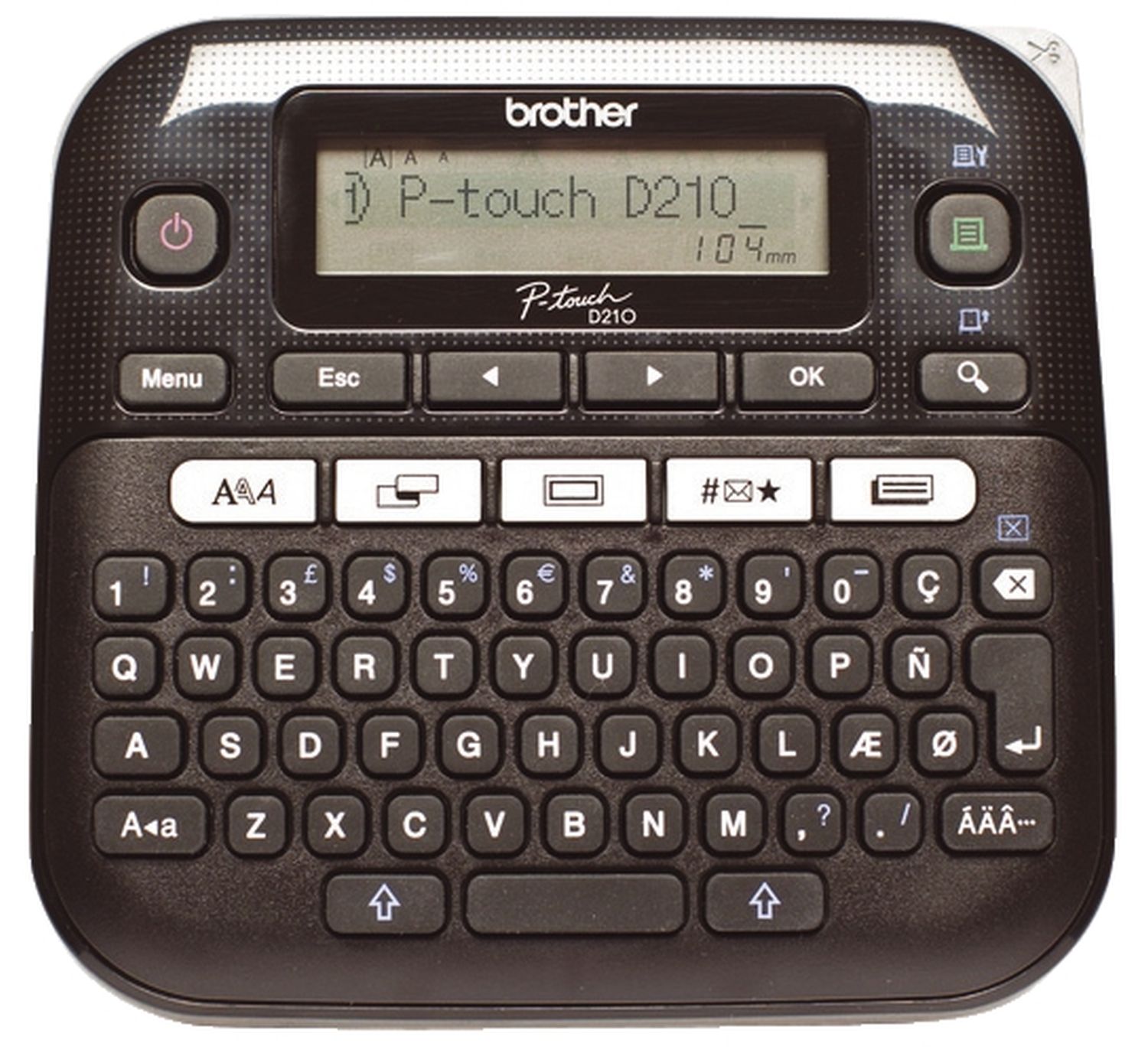 Beschriftungsgerät P-touch D210VP im Hartschalenkoffer