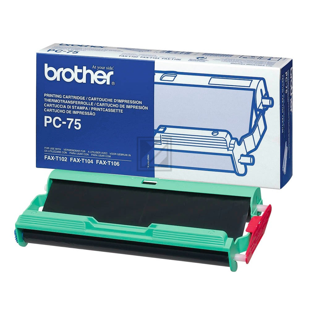 Original Brother Thermo-Transfer-Rolle mit Kassette (PC-75)