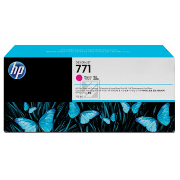 HP (Hewlett Packard) Original HP Tintenpatrone magenta (B6Y09A,771C,771CM,771CMAGENTA,NO771C,NO771CM,NO771CMAGENTA)