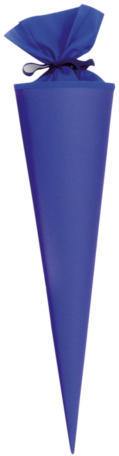 Bastelschultüte Buntkarton blau 70 cm